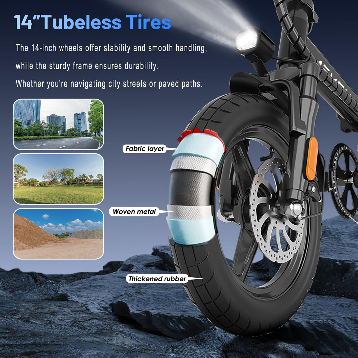 Foldable 14 Inch Electric Bike E7541