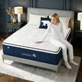 Full XL 14 Inch Cooling Gel Memory Foam Pocket Spring Mattress U157718