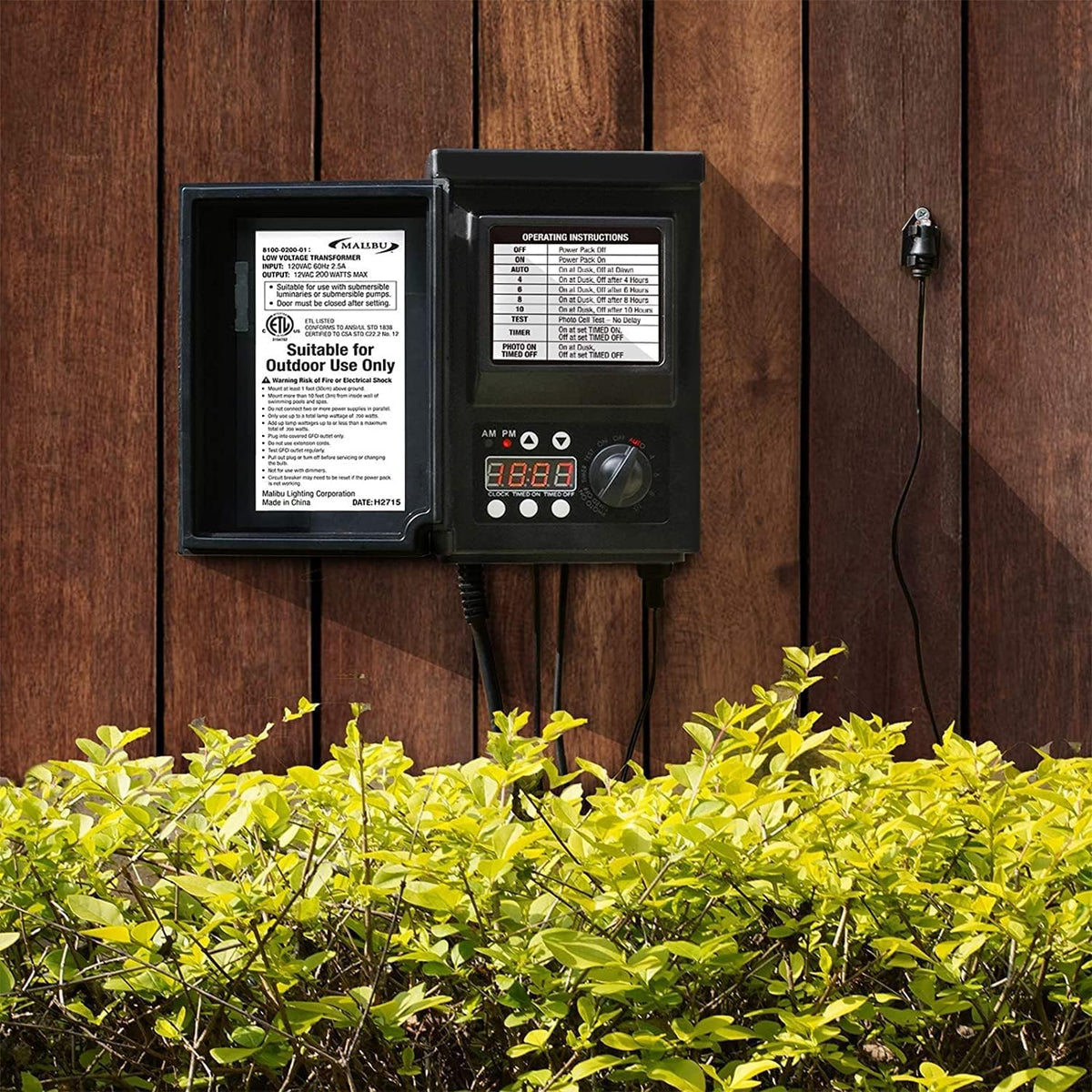 200W Low Voltage Landscape Lighting Transformer C586