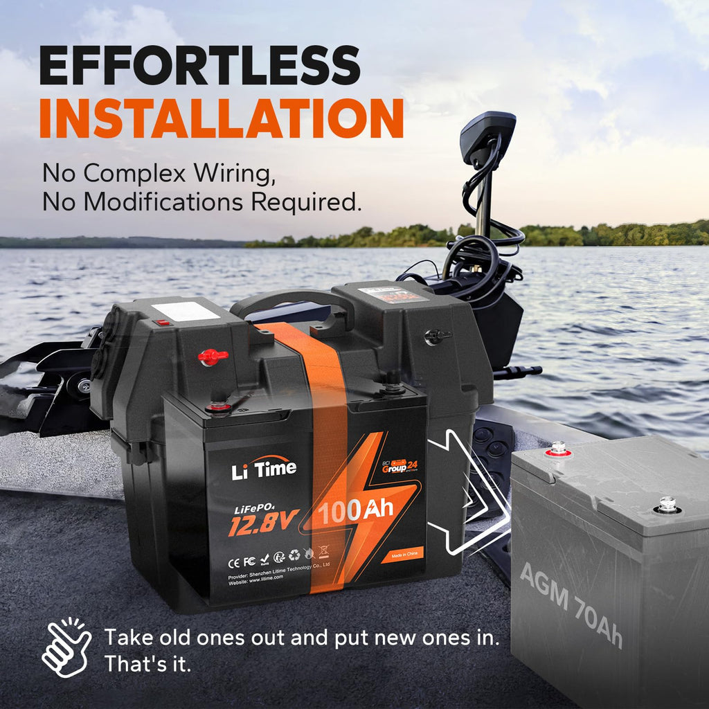 12v 100Ah LiFePO4 Lithium Battery B41266