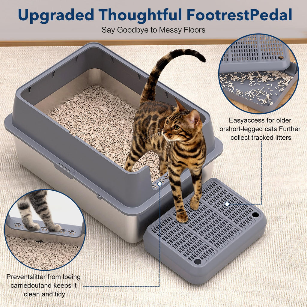 Stainless Steel XXL Litter Box T267427
