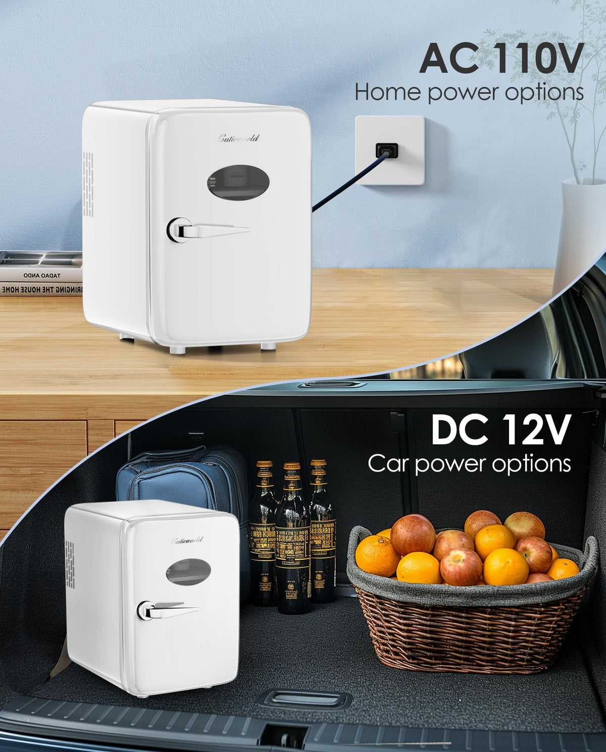 4L Pearly White Mini Skincare Fridge V937810