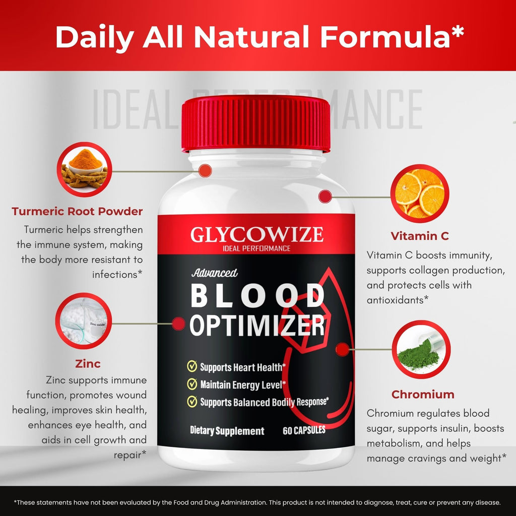 All Natural Blood Support Capsules 60 Capsules E6062