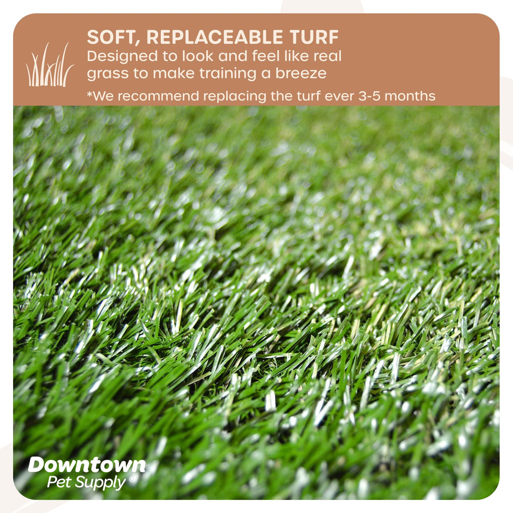 Dog Grass Pad with Tray 20 x 25 with Drawer N8996
