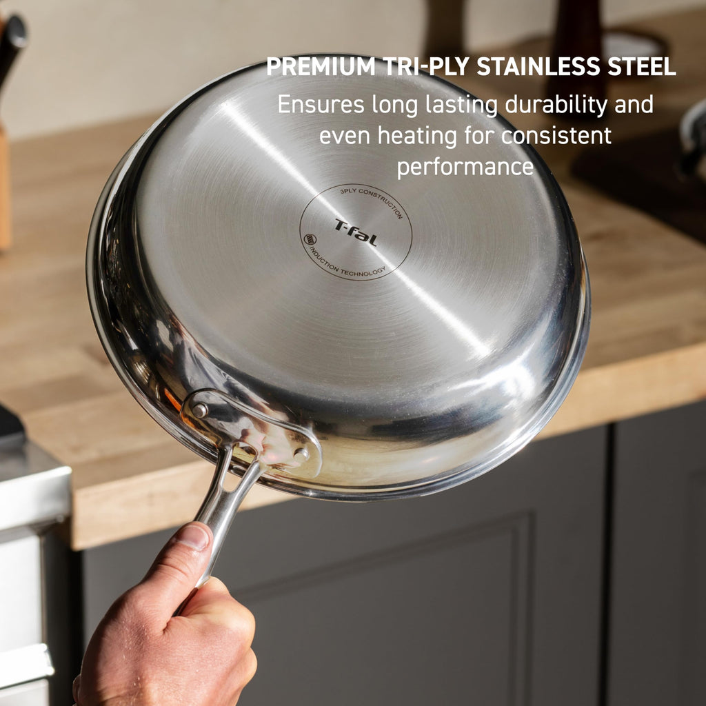 3 Piece Stainless Steel Frypan Cookware Set I105