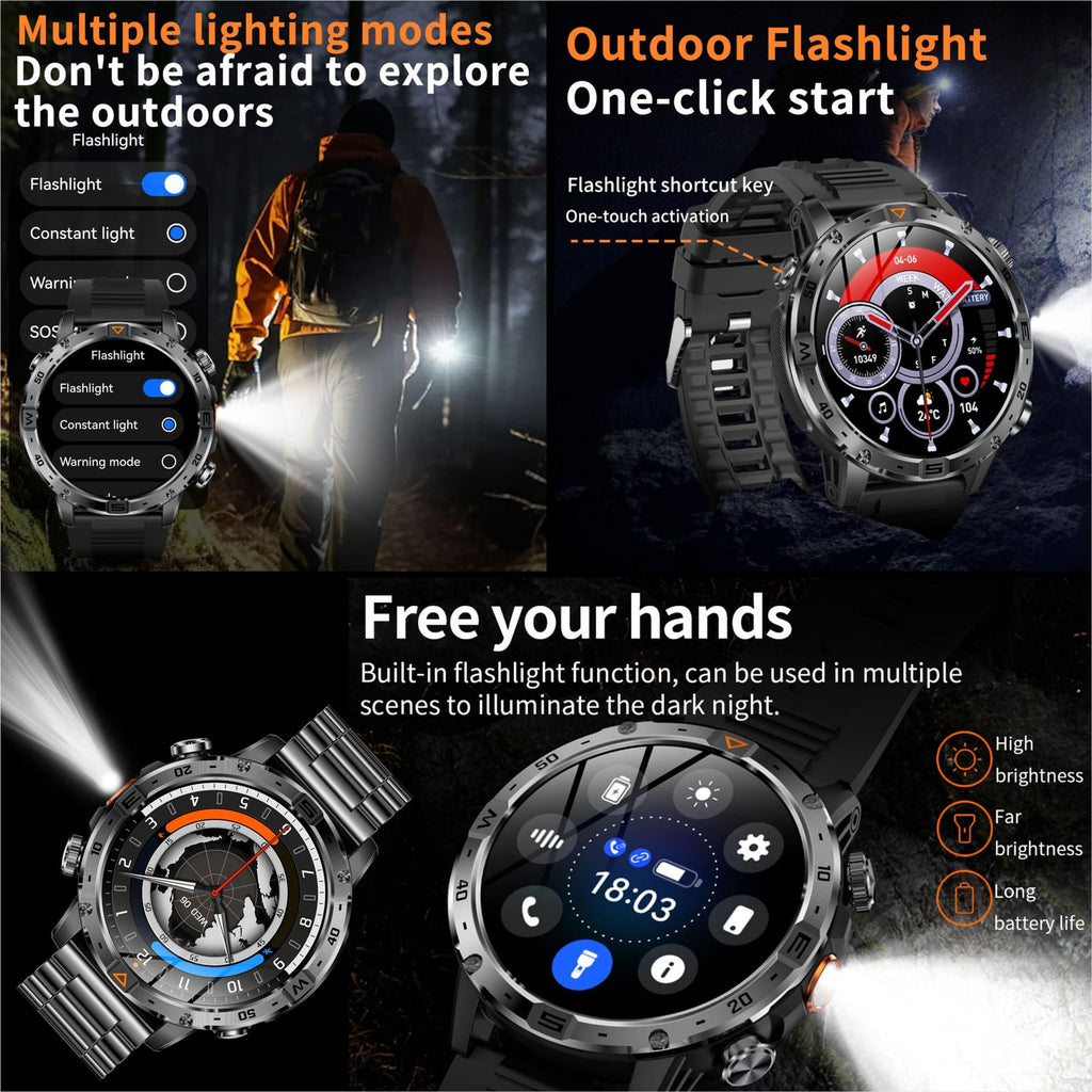 1.7" HD Touchscreen IP68 Waterproof Smart Watch Y9856