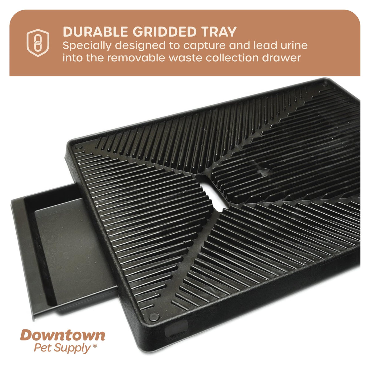 Dog Grass Pad with Tray 20 x 25 with Drawer N8996