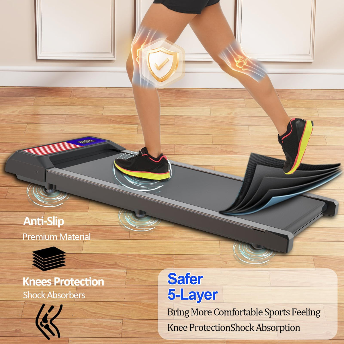 Under Desk Treadmill with 5% Incline A895854