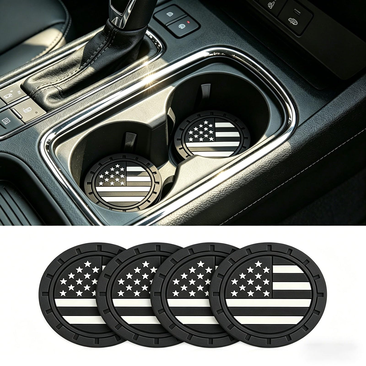 4 Pack Car Cup Holder Coaster S20153