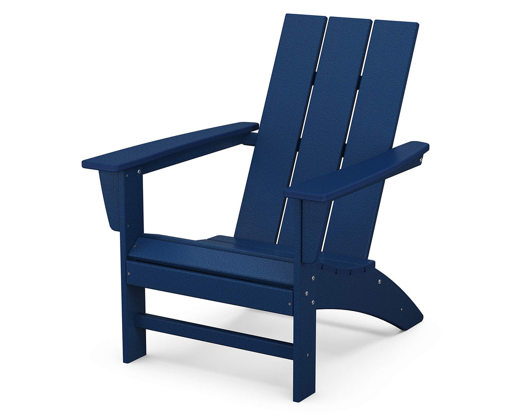 Navy Adirondack Chair & Side Table S685791