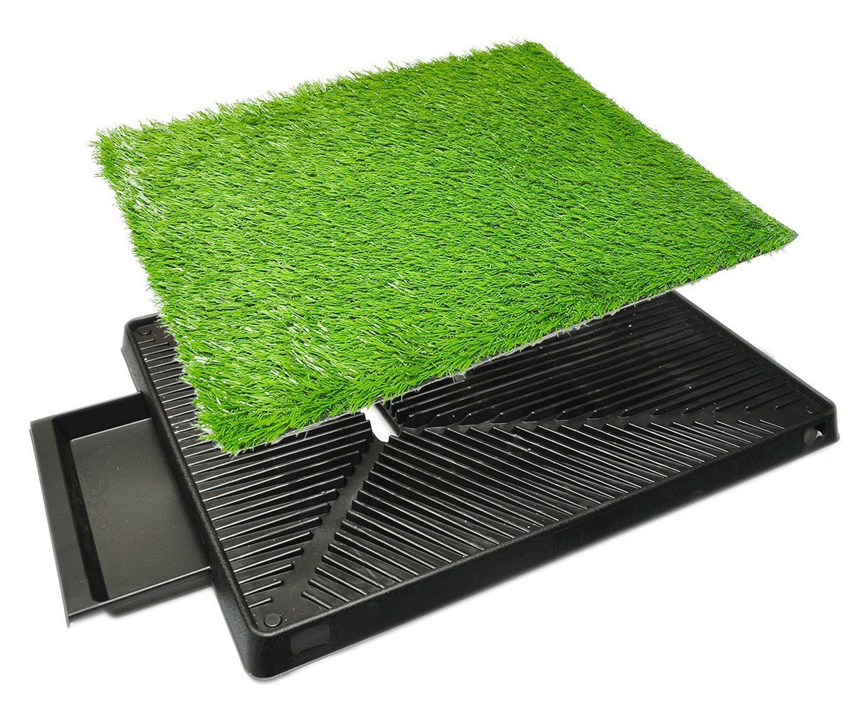 Dog Grass Pad with Tray 20 x 25 with Drawer N8996