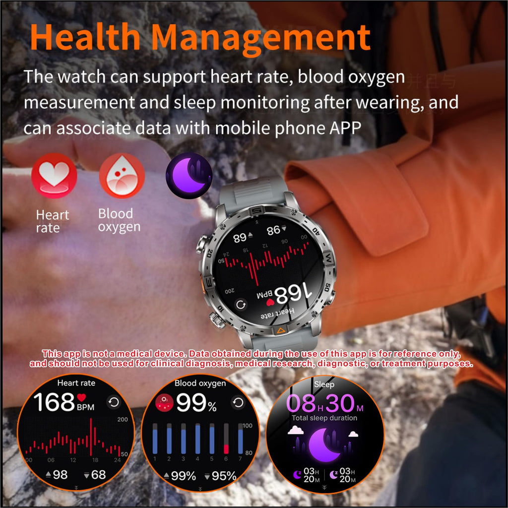 1.7" HD Touchscreen IP68 Waterproof Smart Watch Y9856