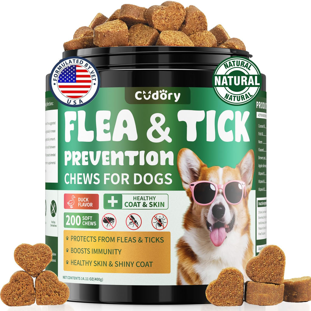 Flea and Tick Prevention for Dogs Chewables H10086