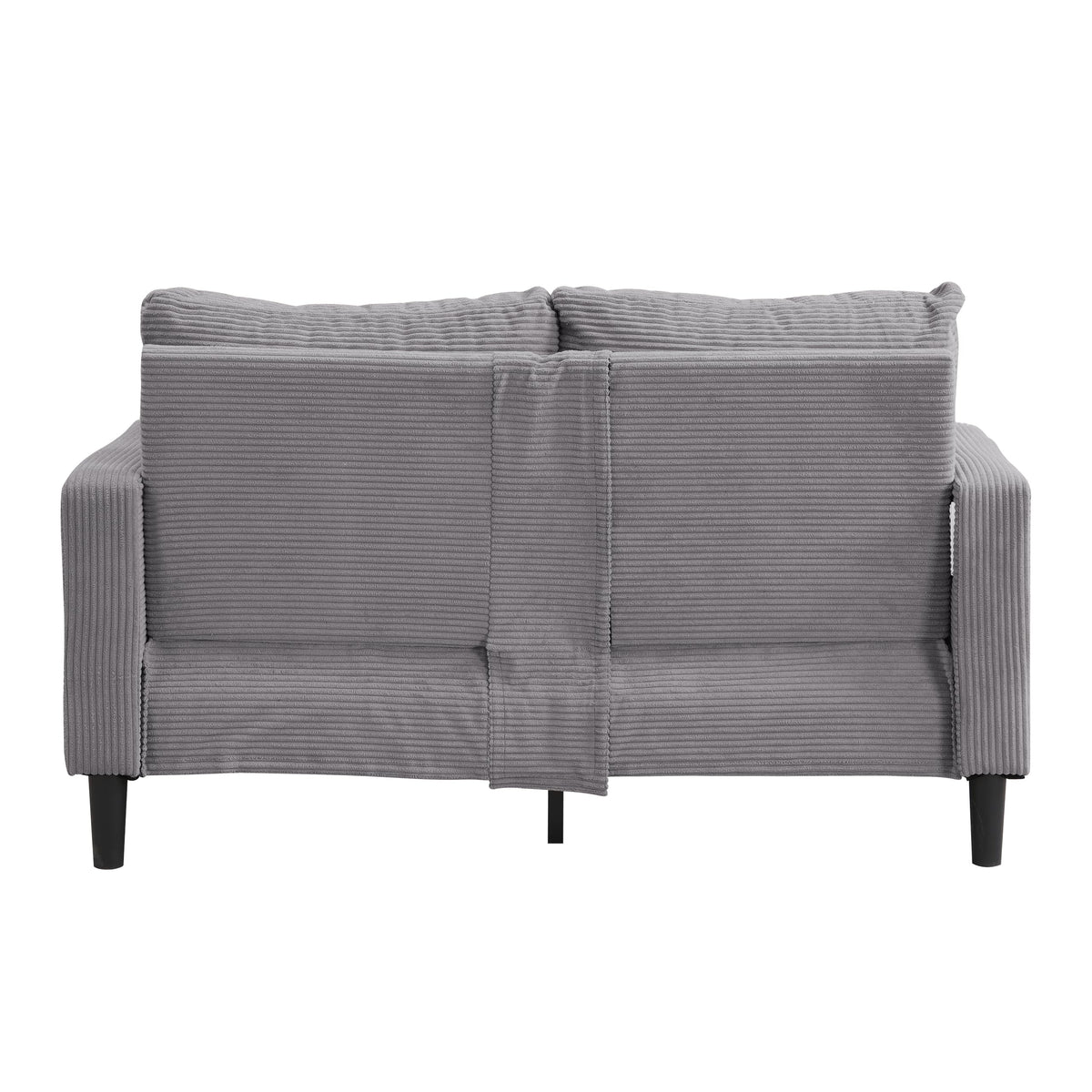 Light Gray 2-Seater Upholstered Loveseat Sofa P5061