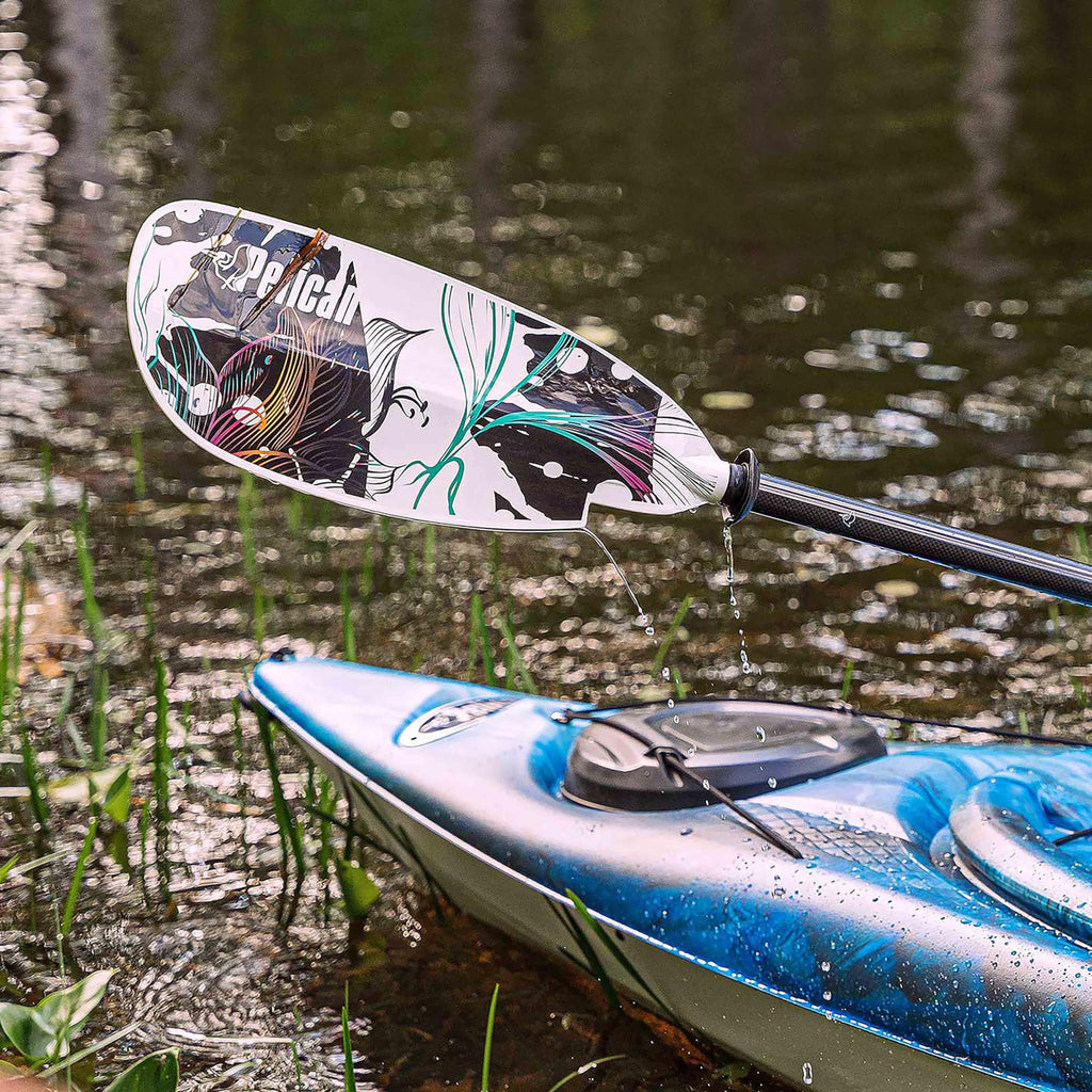 Adjustable Fiberglass Kayak Paddle with Nylon Blades Q16098