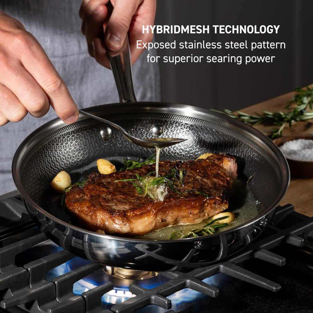 3 Piece Stainless Steel Frypan Cookware Set I105