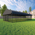 20x10 FT Heavy Duty Outdoor Dog Kennel with Cover T24310